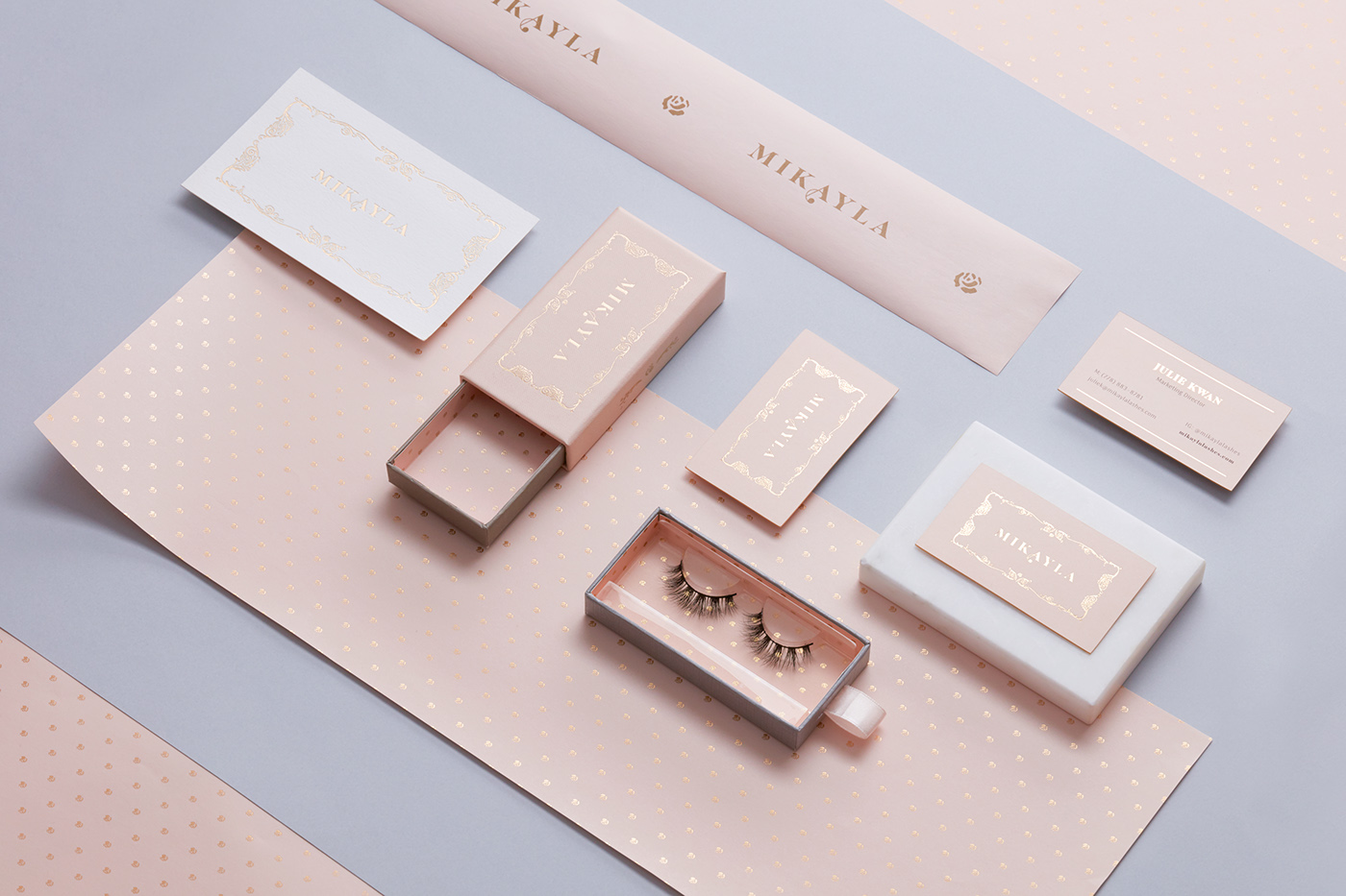 Mikayla Eyelashes Packaging Design