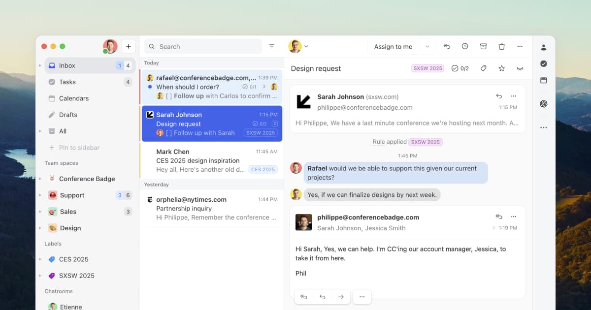 Missive · Inbox collaboration for teams that run on email