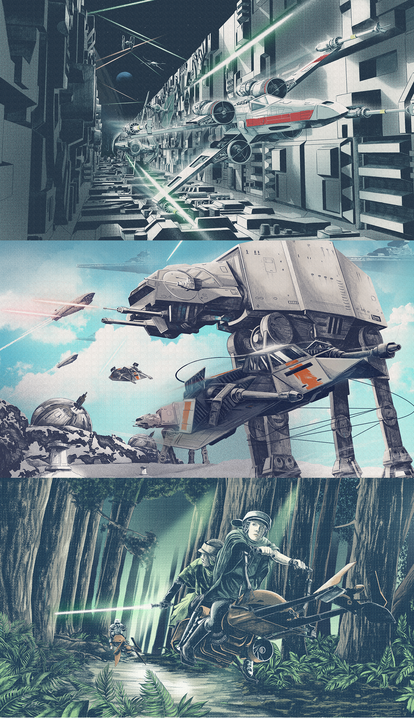 Star Wars illustrations