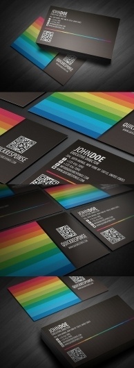 Quick response business card design ver 04 - Business Cards - Creattica #card #design #business