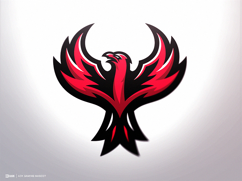 ADK Phoenix Mascot Logo