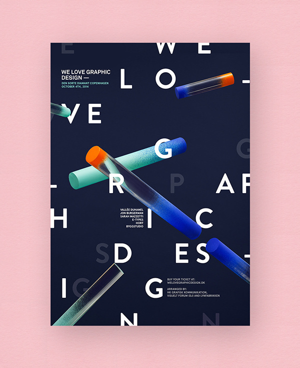 We Love Graphic Design #branding #design #graphic #poster #typography