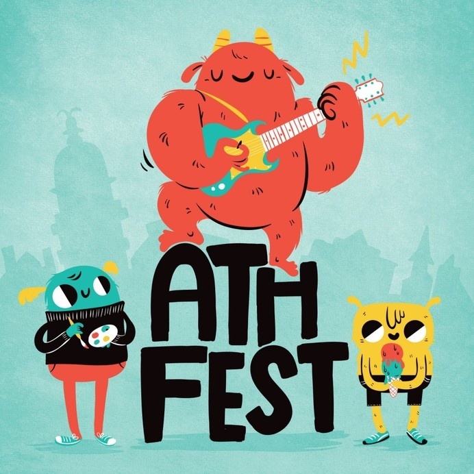 AthFest artwork, by Lauren Gregg #design #illustration #concept #art #character