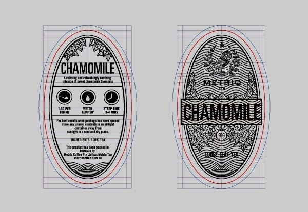 14 chamomile packaging design loose leafe tea design photo #tea #label #branding