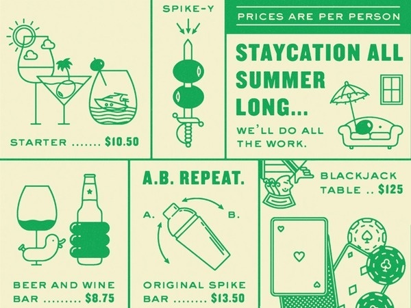 Spike y #spirits #infographic #cocktail #illustration