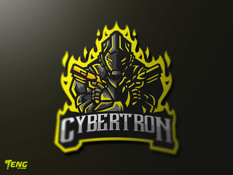CYBERTRON Logo Esport Mascot Team Sport Game