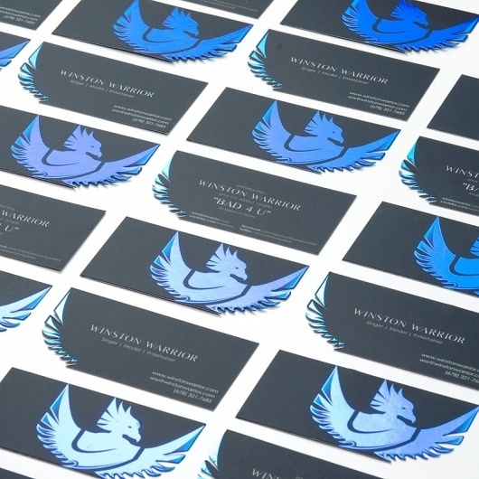 Winston Warrior Business Card - Business Cards - Creattica #card #business