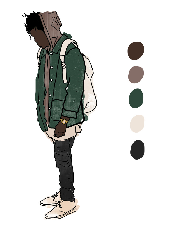 Fashion Illustration by Nate Panetti #Fashion #drawing #Fashion Illustration #illustration #photoshop