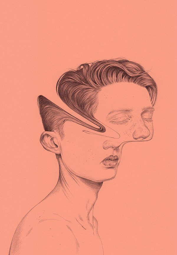 Illustration by Henrietta Harris #illustration #portrait