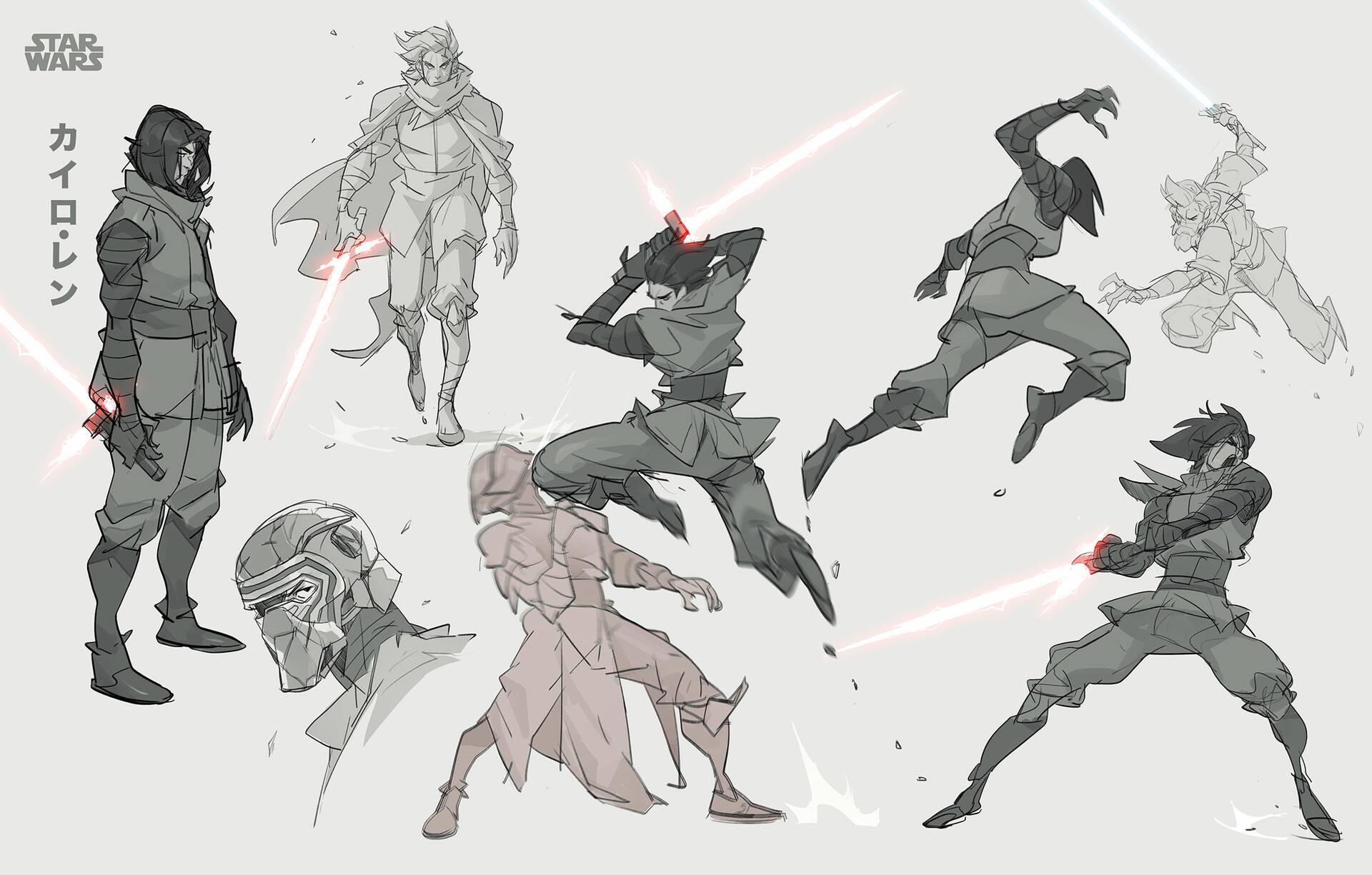 Character Design Star Wars, Darksiders, Spawn by Hicham Habchi