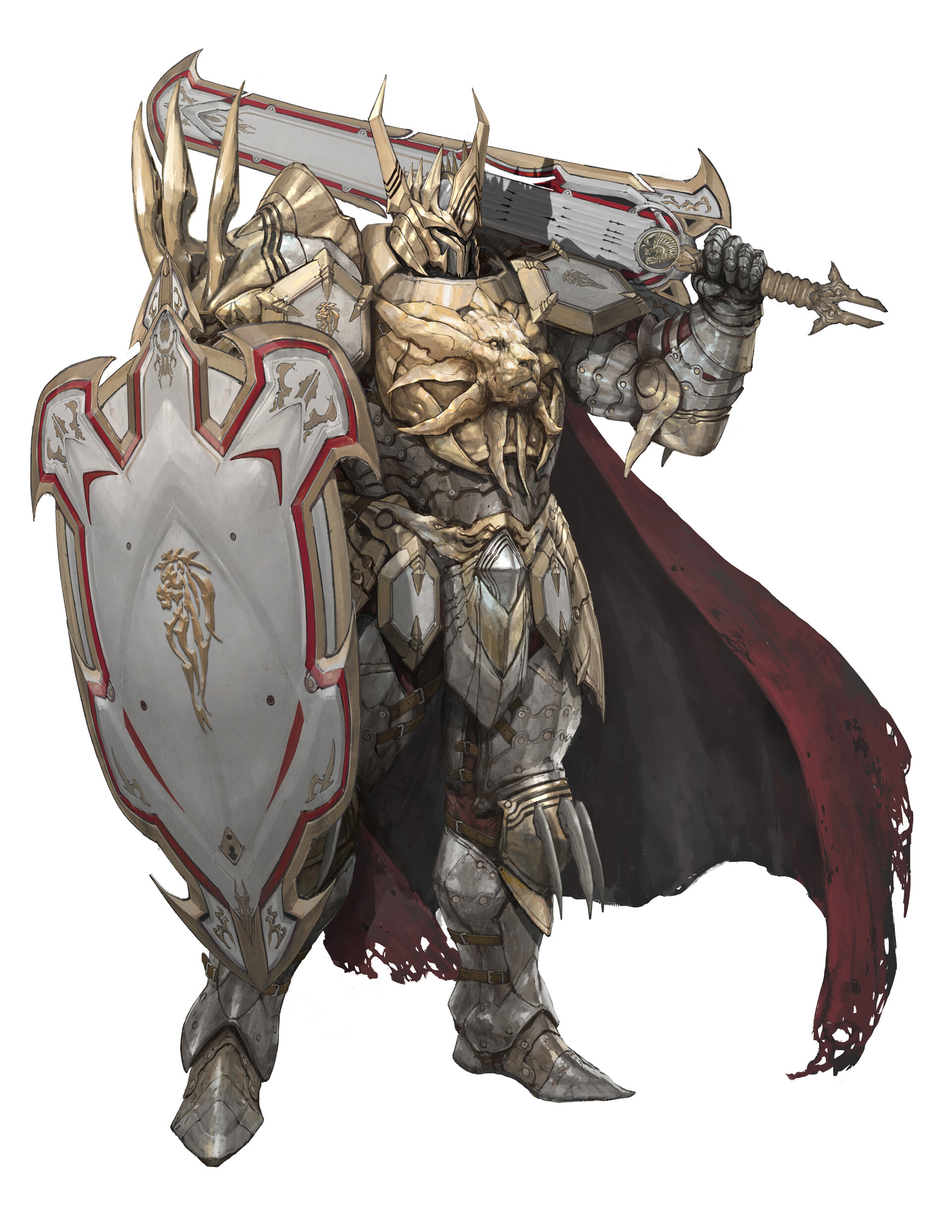 Character Concept art Illustration _ kaiser by kim ki woong