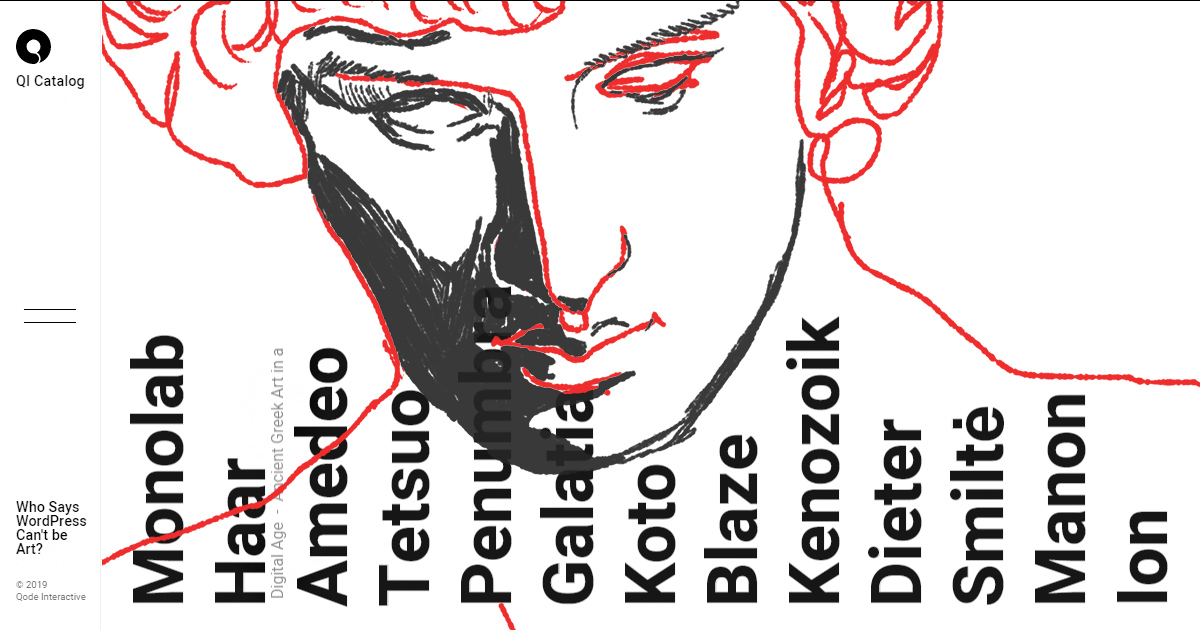 QI Catalog - Who Says WordPress can't be art?