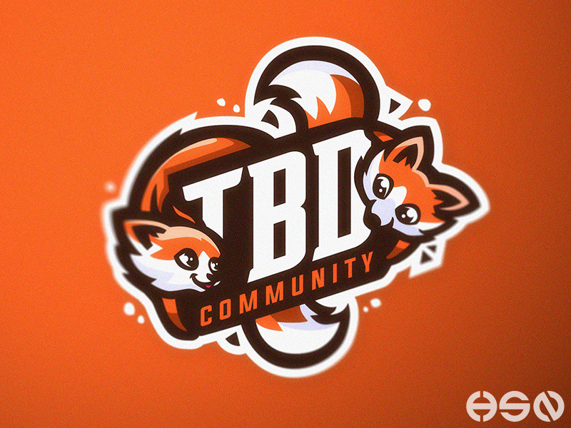 Adorable mascot logo for TBD Community