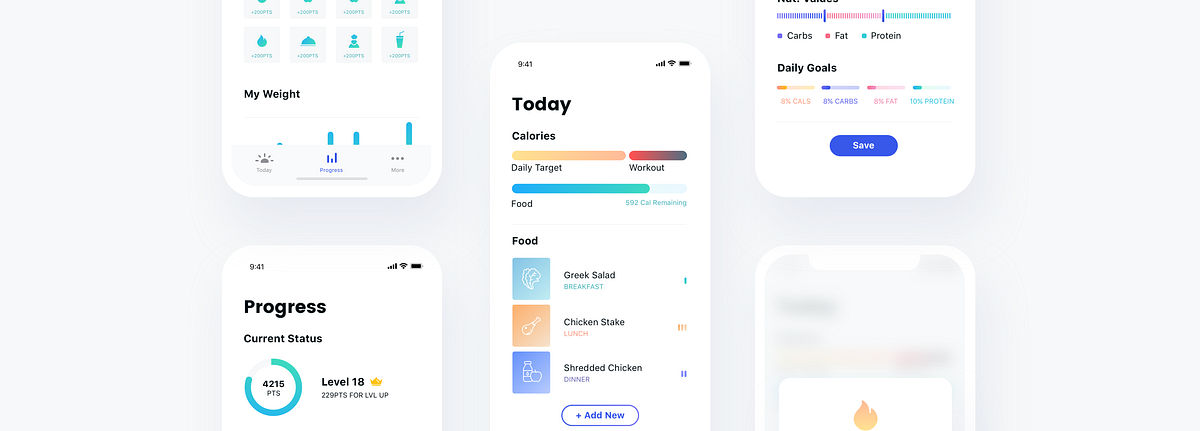 UI/UX Case Study: Nutrition Tracking App