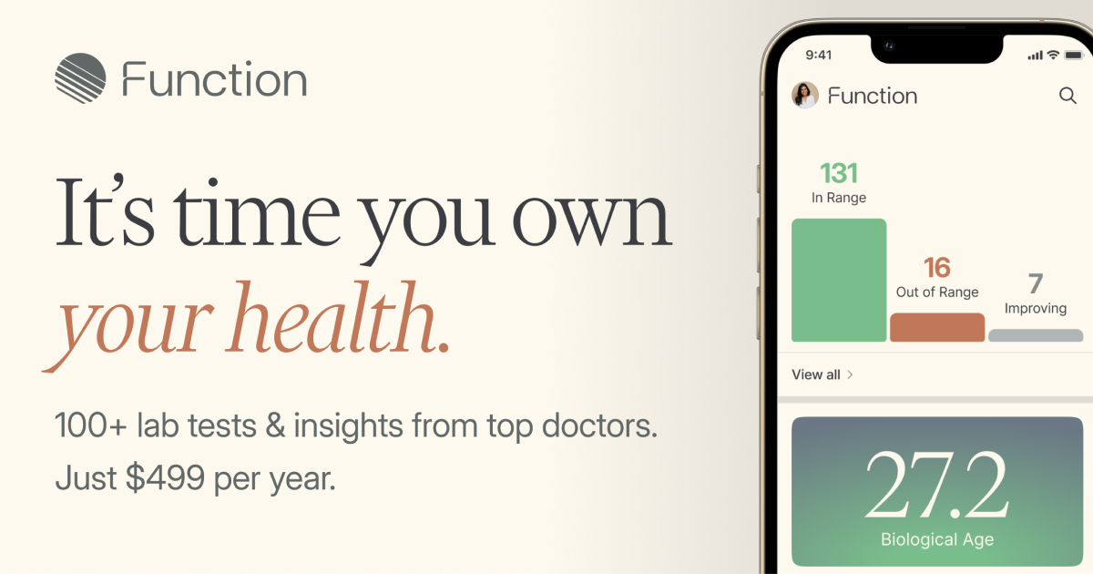 Function Health • 100 Healthy Years