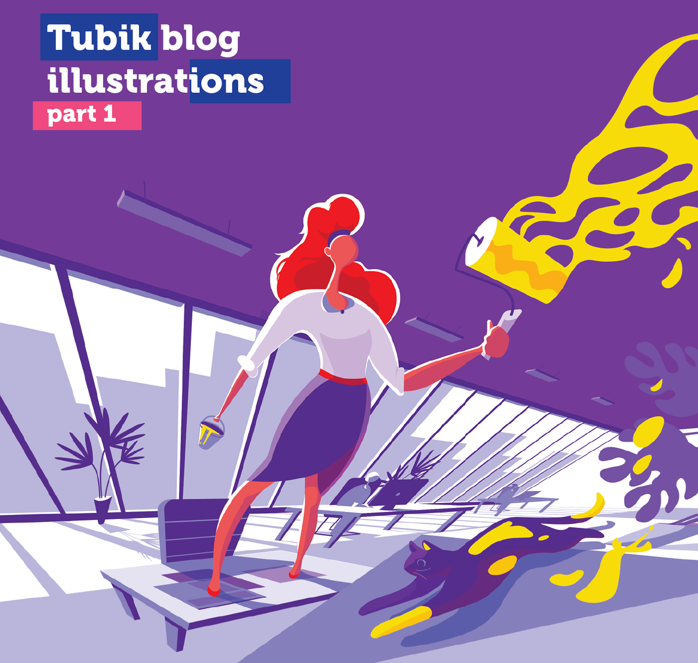 Graphic Design: Tubik Blog Illustrations