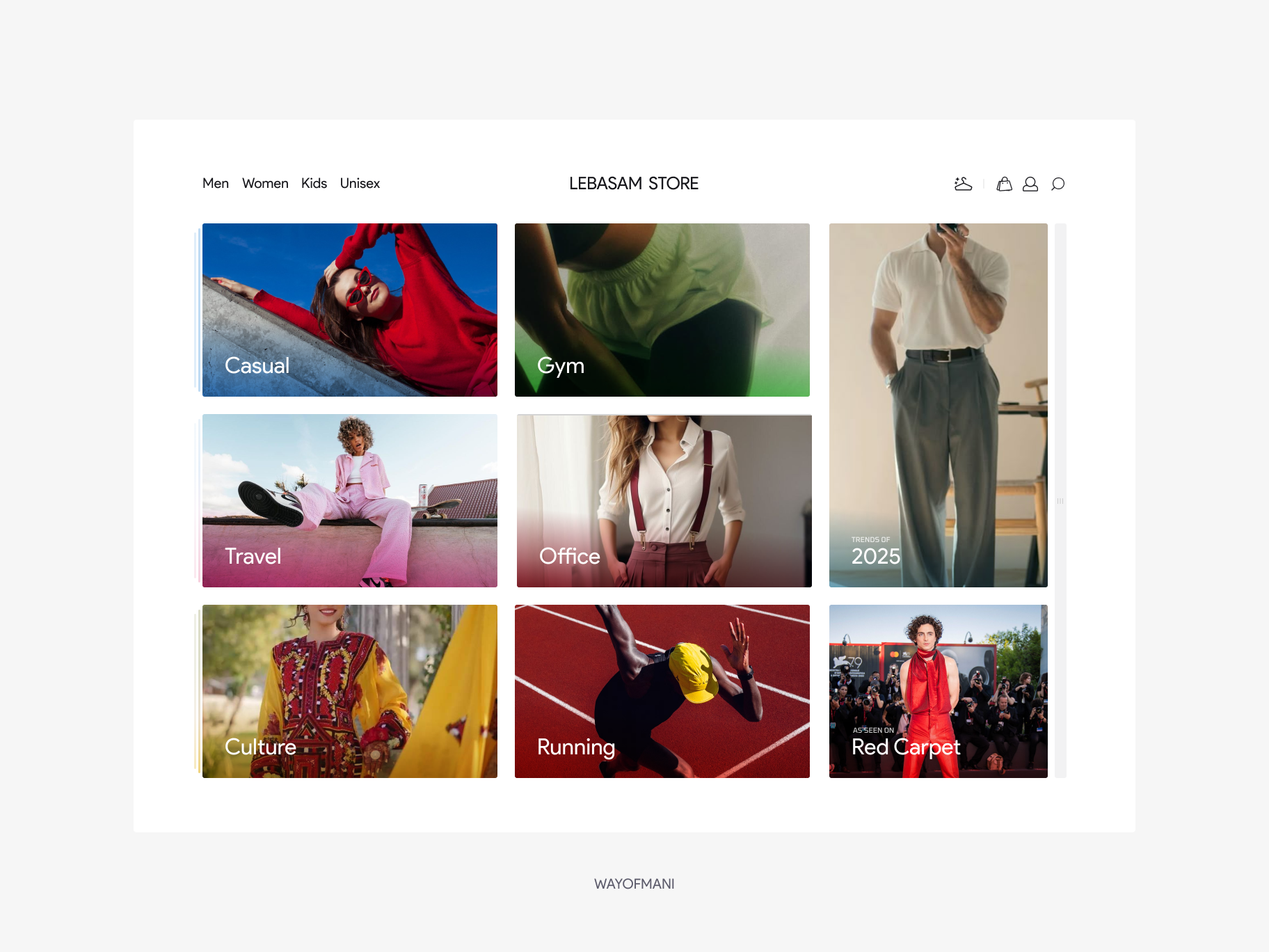 Home Page - Minimal Clothing Store