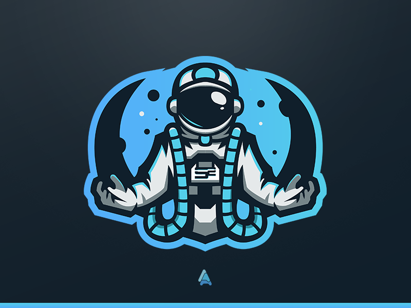 "SoaR Zynq" Astronaut Mascot Logo